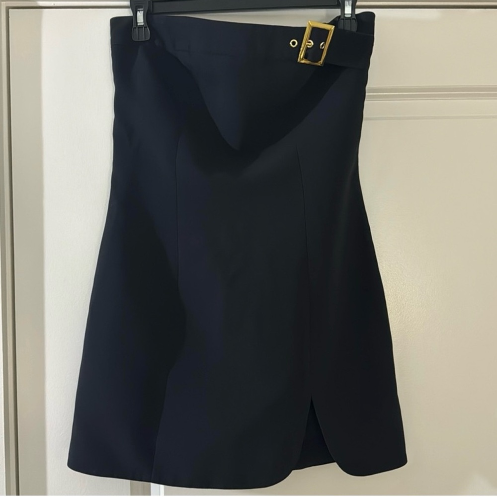 ‼️SOLD DO NOT BUY ‼️Amanda Uprichard Black Mini Dress with Gold Accent